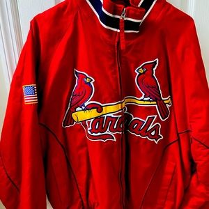 Authentic Cardinal Zip Up Jacket Size Large